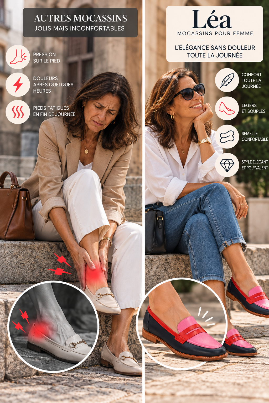 Léa™ | Mocassins élégants pour femme