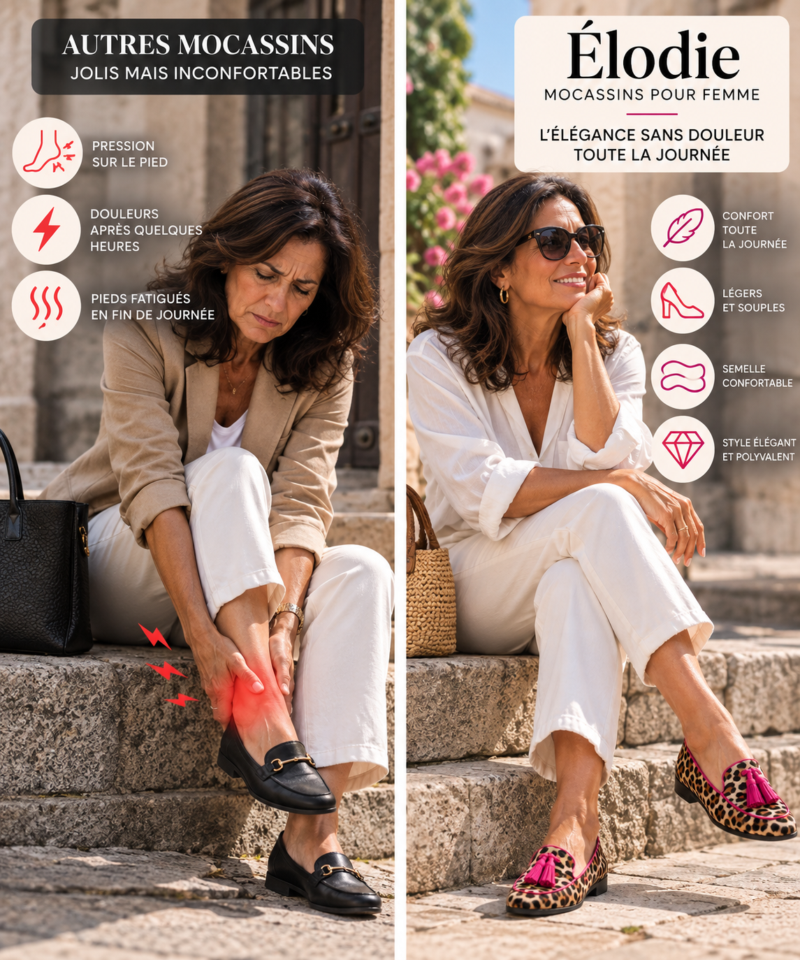 Élodie™ | Mocassins pour femmes avec soutien
