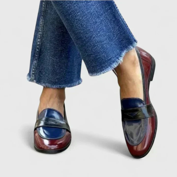 Chloé™ | Mocassins bicolores pour femme