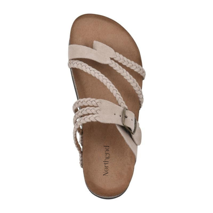 SANDALIAS DE CORCHO TEJIDO