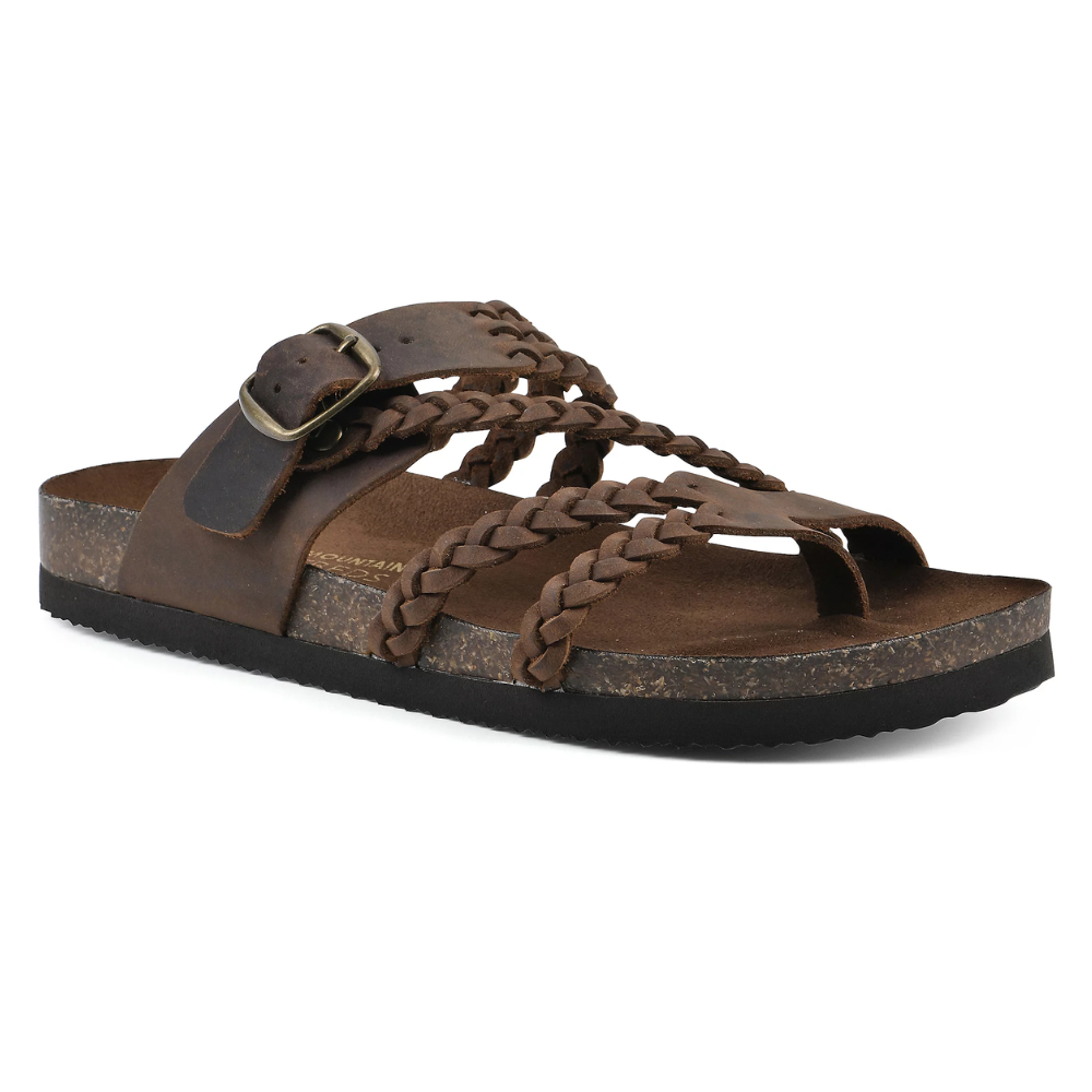 SANDALIAS DE CORCHO TEJIDO