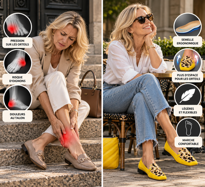 Émilie™ | Mocassins pour femme à imprimé animal
