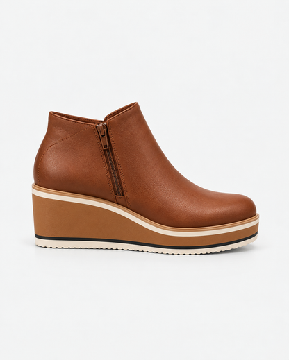 Coralie™ | Botines con plataforma y cremallera lateral