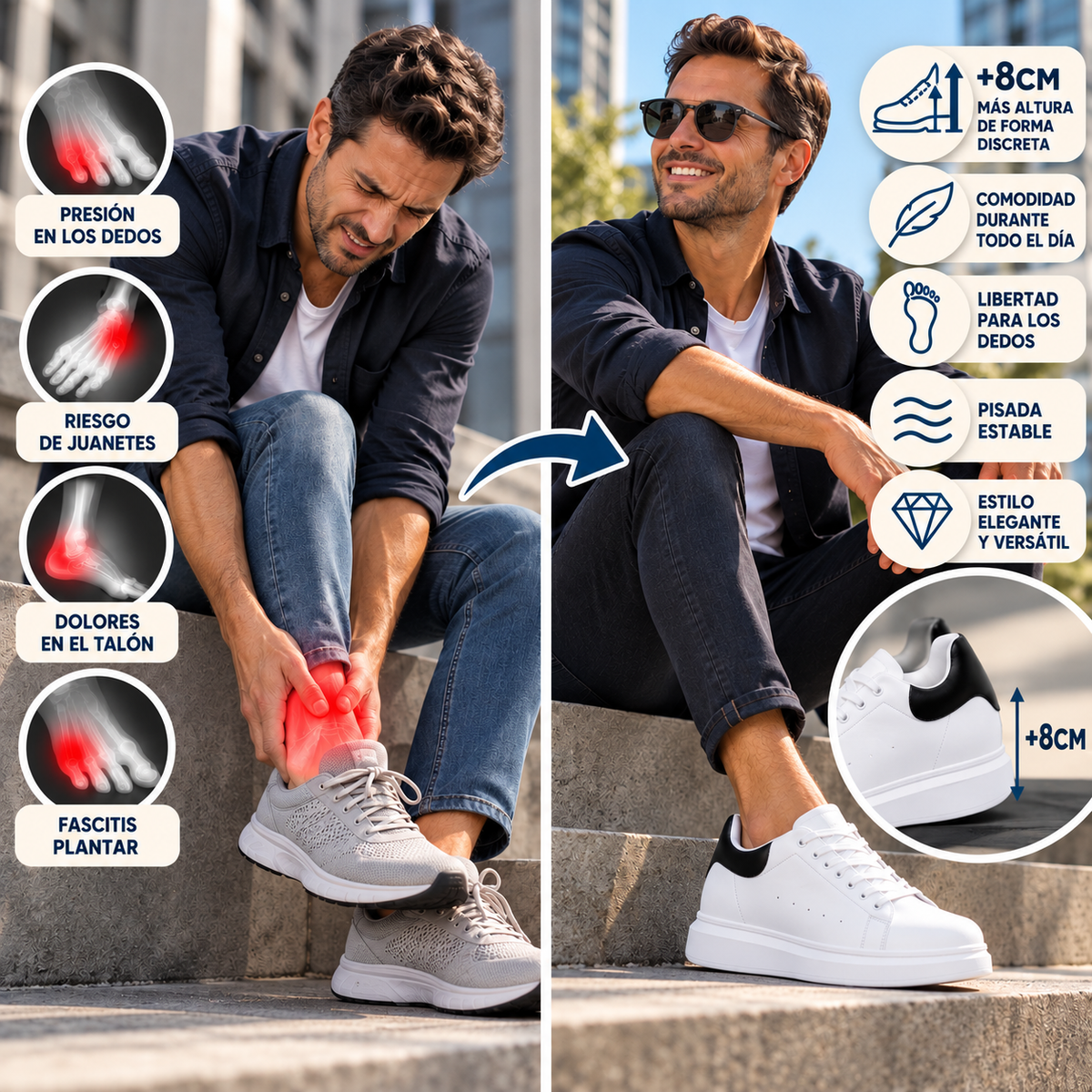 ALEXANDER™ | ZAPATILLAS ELEGANTES Y COMODIDAD ERGONÓMICA PARA HOMBRE