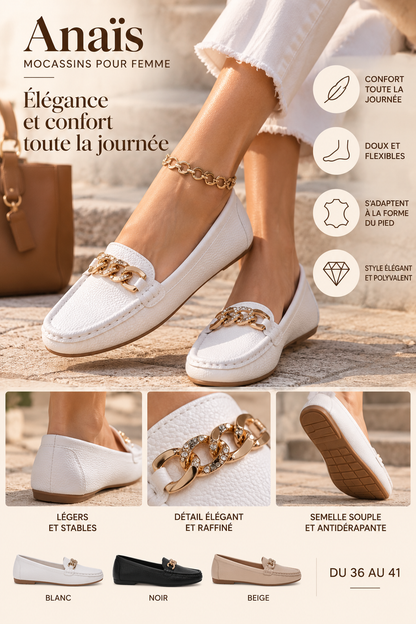 Anaïs™ | Mocasines elegantes y cómodos para mujer