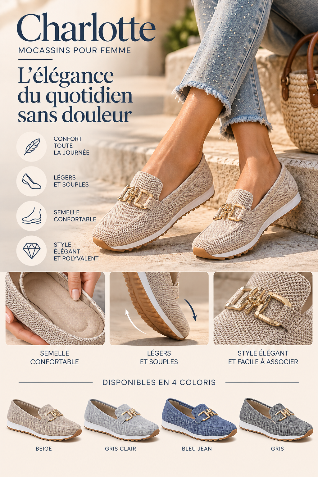 Charlotte™ | Mocasines para mujer