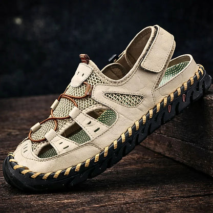 Moreti | Sandalias de Cuero con Soporte
