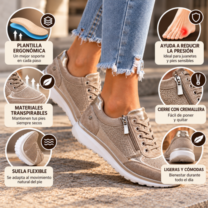 SOL™ | ZAPATILLAS CÓMODAS Y ELEGANTES CON CREMALLERA