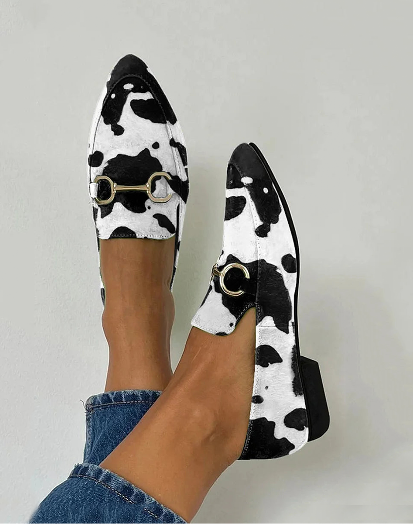 Louise™ | Mocassins imprimés à boucle pour femme