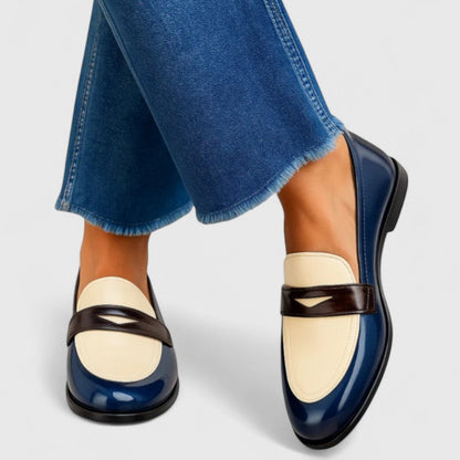 Chloé™ | Mocassins bicolores pour femme