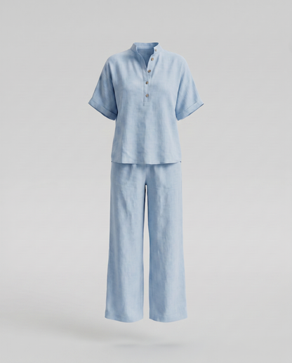 LORENA | CONJUNTO DE ALGODÓN LINO