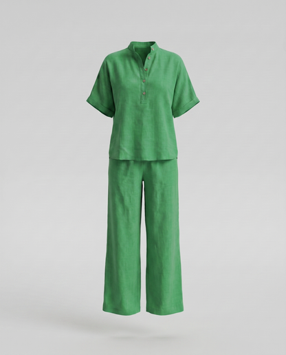 LORENA | CONJUNTO DE ALGODÓN LINO