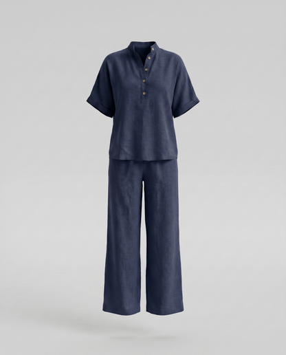 LORENA | CONJUNTO DE ALGODÓN LINO