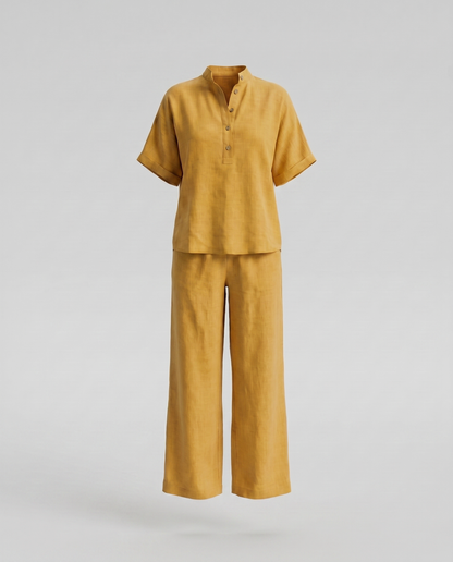 LORENA | CONJUNTO DE ALGODÓN LINO