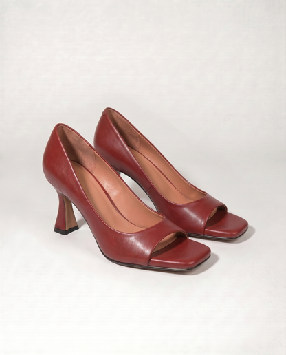 VALENTINA | TACONES DE PUNTERA CUADRADA