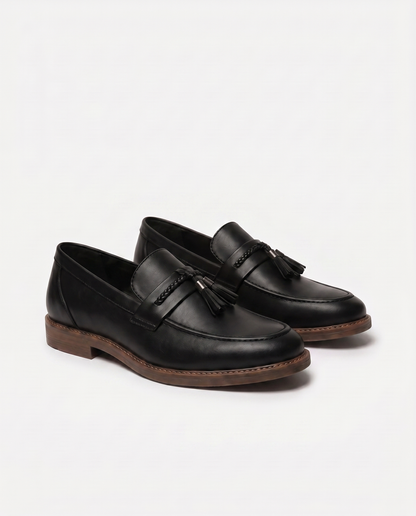 GABRIEL™ | MOCASINES DE PIEL CON BORLAS