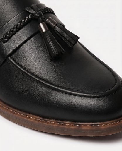 GABRIEL™ | MOCASINES DE PIEL CON BORLAS