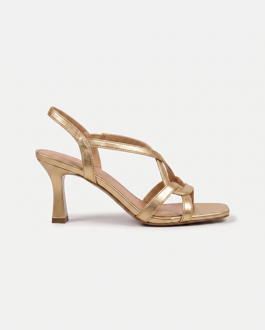 Jana™ | Sandalias De Tacón Golden Summer Charm