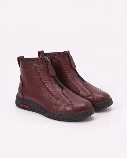 Yséa™ | Bottines zippées, souples et confortables pour femme