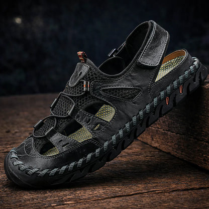 Moreti | Sandalias de Cuero con Soporte