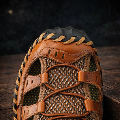 Moreti | Sandalias de Cuero con Soporte