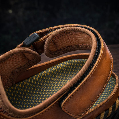 Moreti | Sandalias de Cuero con Soporte